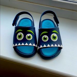 Toddler monster shoes Size 4